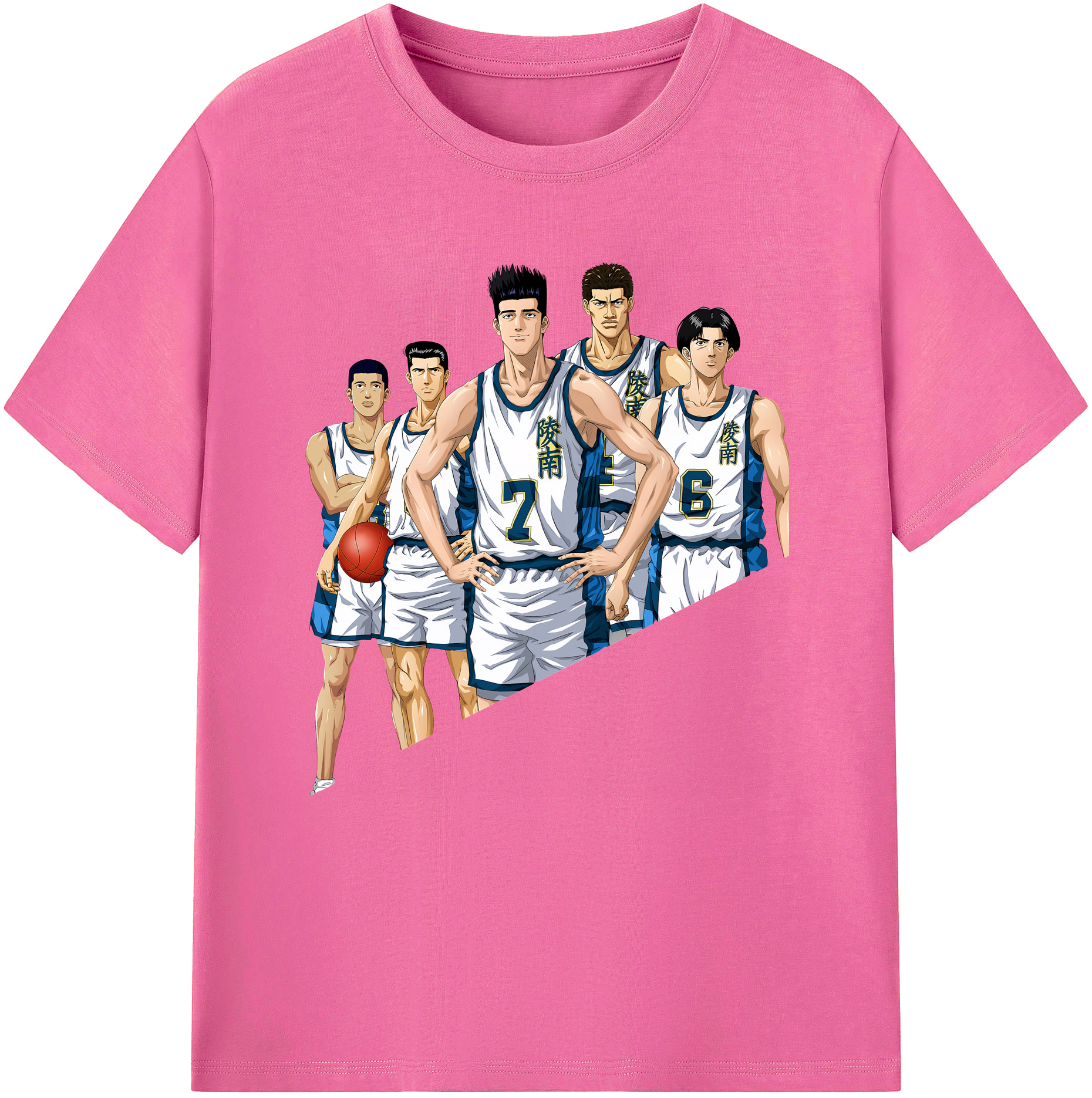 （画像用） SLAM DUNK／スラムダンク レディースカジュアルプリントTシャツ（綿100％）